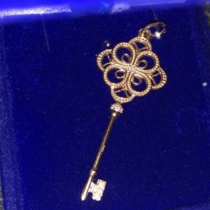 Key Pendant 14K Gold